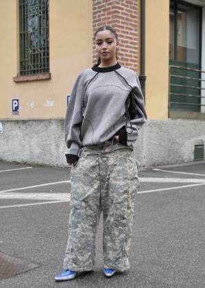 Milan Fashion Week guests at the Saul Nash fashion show