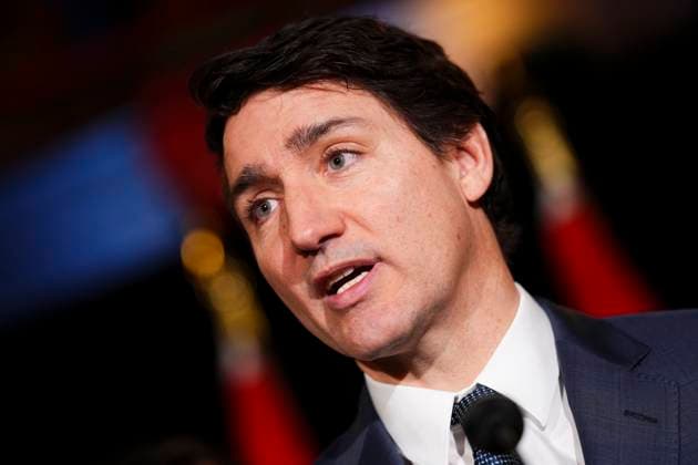 Canada, Justin Trudeau press conference in Montebello