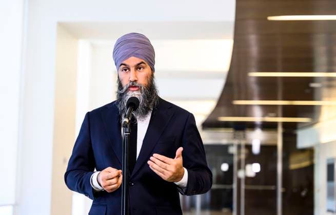 Canada, Jagmeet Singh press conference in Ottawa