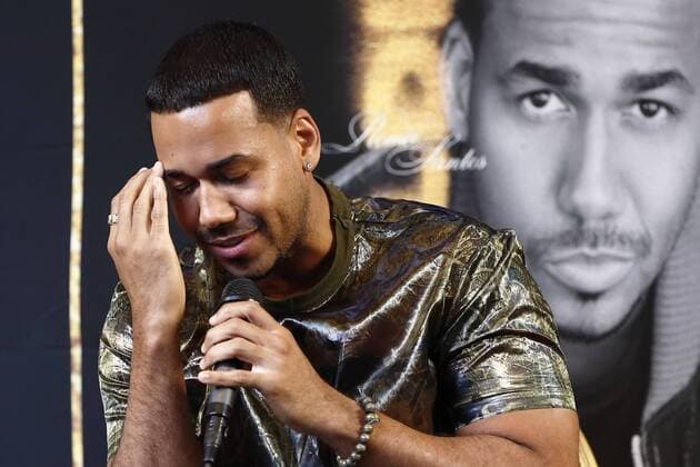 Romeo Santos press event in Mexico City