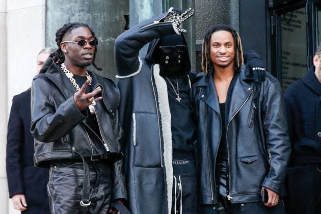 Paris Fashion Week, guests at the Rick Owens fashion show
