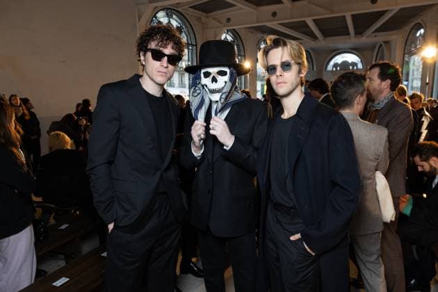 Paris Fashion Week, guests of the Fursac fashion show