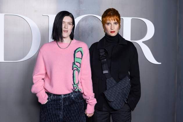 Paris Fashion Week, Photocall of the guests of the Dior fashion show