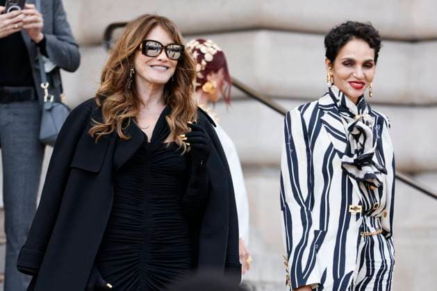Paris Fashion Week, guests at the Schiaparelli fashion show