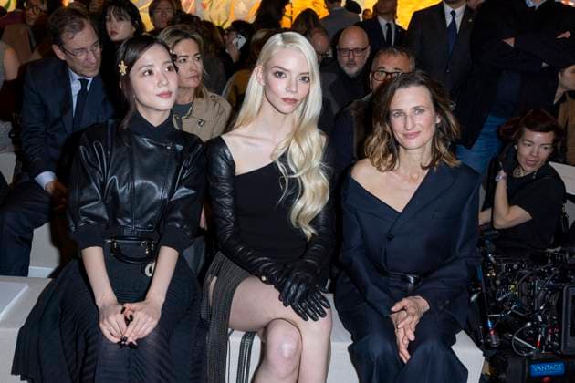 Paris Fashion Week, guests at the Christian Dior fashion show