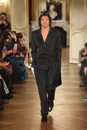 Paris Fashion Week, Henry Samuel Klum during the Lena Erziak fashion show