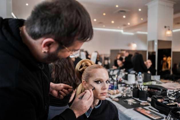 Paris Fashion Week, Franck Sorbier fashion show backstage