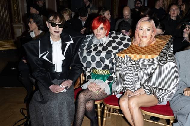 Paris Fashion Week, guests at the Viktor & Rolf fashion show