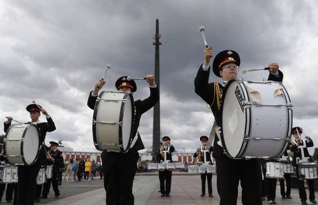 International Military Music Festival on Red Square in Moscow