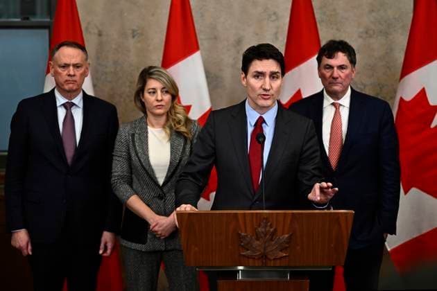 Canada, Justin Trudeau press conference in Ottawa