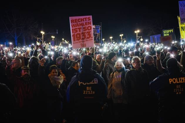 Bundestag election2025, Election campaign moments, Protests for the preservation of the firewall against the AfD 1 - 2 February