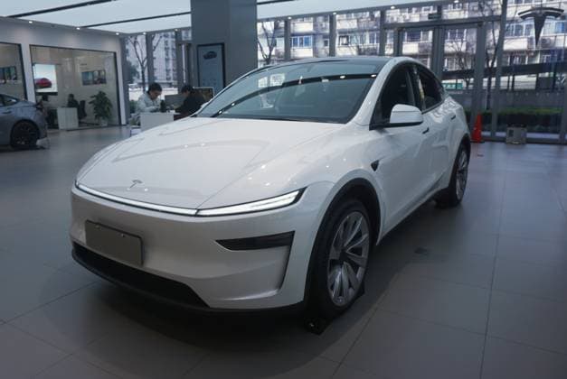 China, New Tesla Model Y in Hangzhou