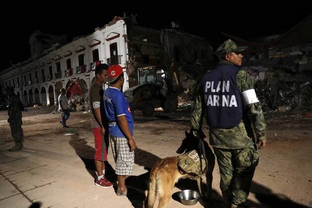 After the severe earthquake in Mexico