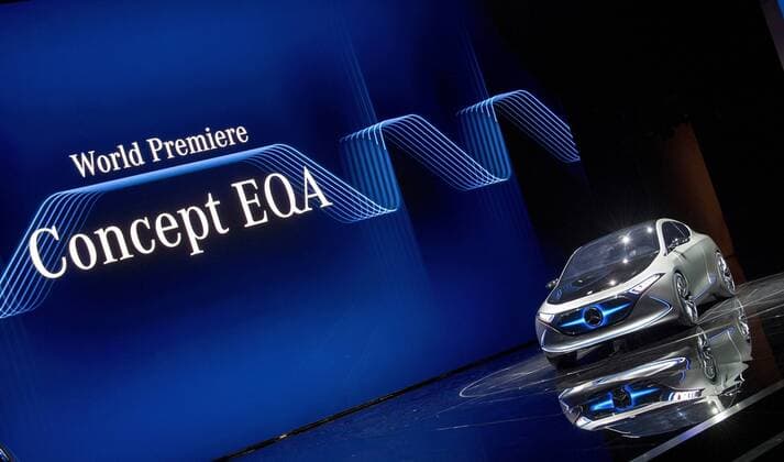 Vehicles, E-cars, Mercedes Concept EQA
