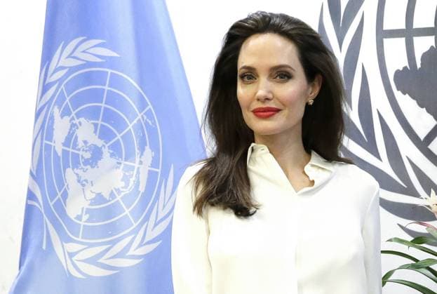 Angelina Jolie resigns as UN special envoy, archive images