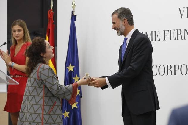 Felipe presents Jaime Fernandez de Araoz Award in Madrid