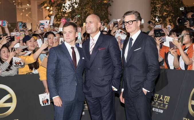 Kingsman film premiere in Seoul