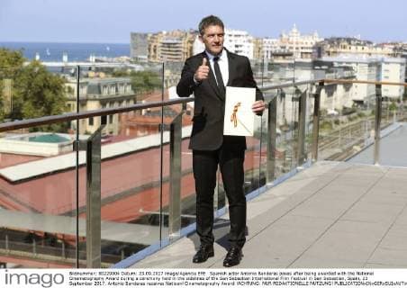 San Sebastian Film Festival - Antonio Banderas Receives National Cinematography Award