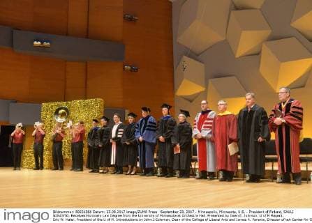 Sauli Niinistö Receives Minnesota University Award