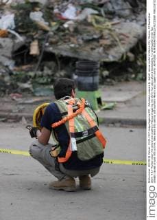 Earthquake in Mexico - Rescue work