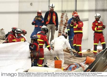 Earthquake in Mexico - Search for missing persons