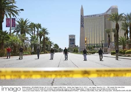 Attack on concert goers in Las Vegas - FBI investigates crime scene