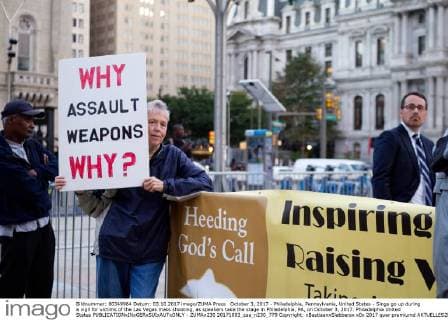 Attack on concert visitors in Las Vegas - Protests against weapons policy in Philadelphia
