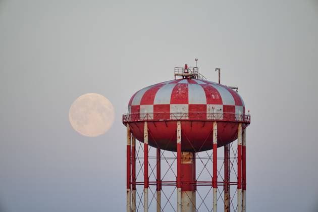 Calendar motifs: Water towers