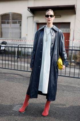 Milan Fashion Week, guests of the Jil Sander fashion show