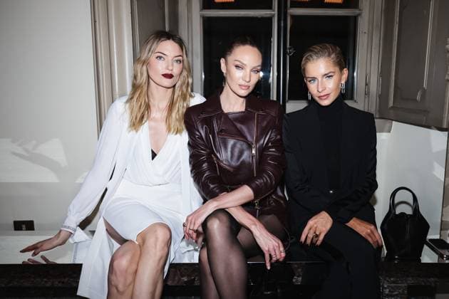 Milan Fashion Week, guests at the Elisabetta Franchi fashion show