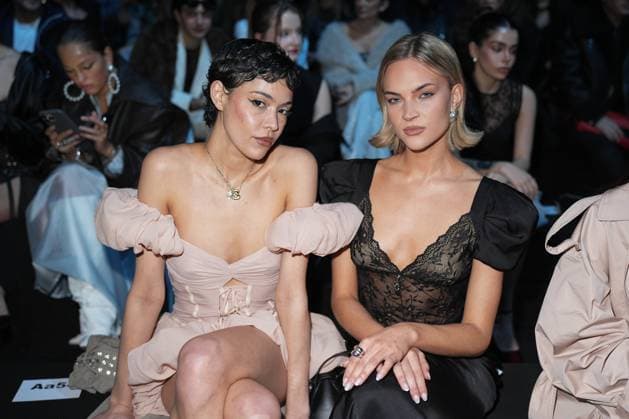 Milan Fashion Week, guests of the Aniye Records fashion show
