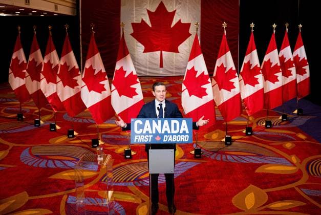 Canada, Pierre Poilievre Press conference in Ottawa