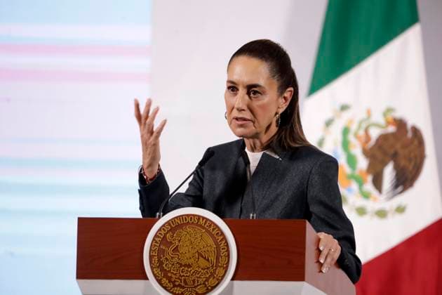Mexico, Claudia Sheinbaum Press conference in Mexico City
