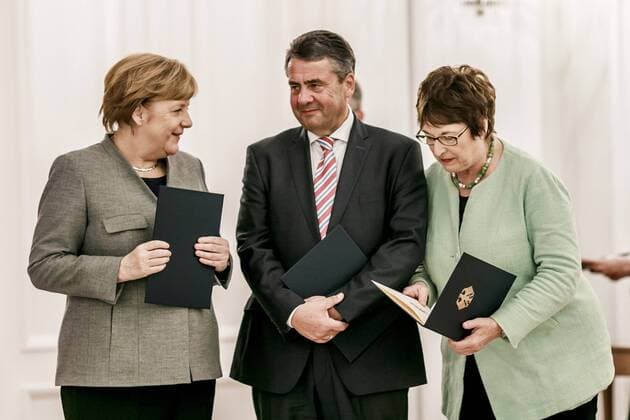 German parties, CDU, Third Grand Coalition 2013-2017