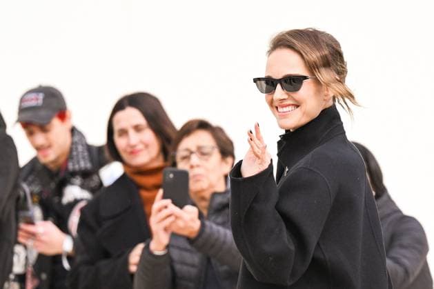 Paris Fashion Week, guests at the Christian Dior fashion show
