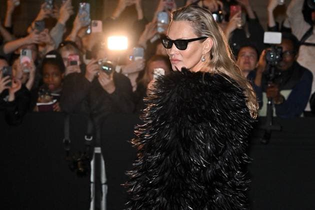 Paris Fashion Week, guests at the Tom Ford fashion show