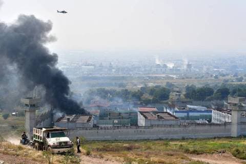 Prison fire in Mexico