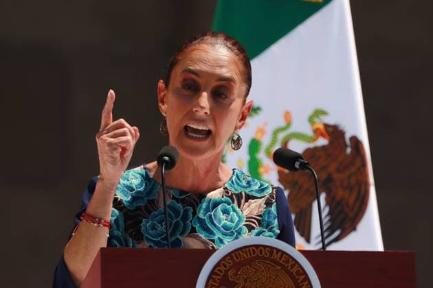 Mexico, Claudia Sheinbaum Press conference in Mexico City