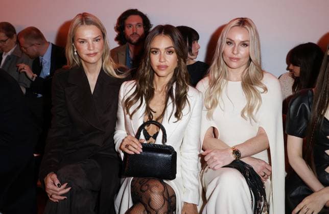 Paris Fashion Week, guests of the Gabriela Hearst fashion show