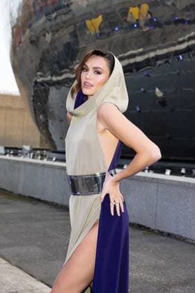 Paris Fashion Week, guests at the Pierre Cardin fashion show