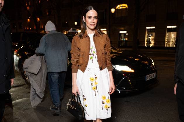 Paris Fashion Week, arrival of the guests at the Miu Miu After Show Party