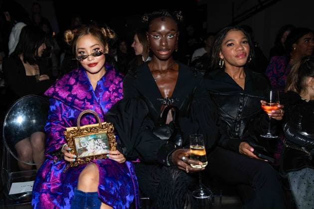 The Garden of Forking Paths in Los Angeles, guests of the fashion show
