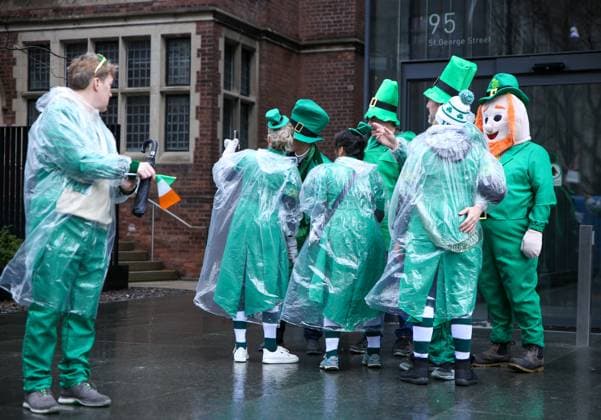 Canada, St Patricks Day Parade in Toronto
