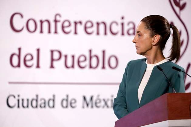 Mexico, Claudia Sheinbaum Press conference in Mexico City