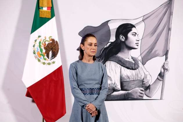 Mexico, Claudia Sheinbaum Press conference in Mexico City