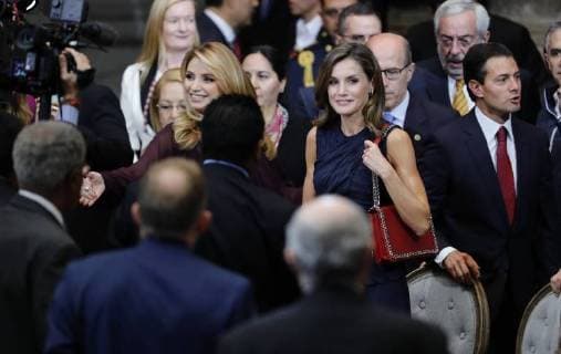 Queen Letizia at Cancer Congress in Mexico