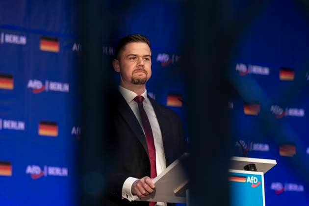 Immunity of Brandenburg AfD MP Hannes Gnauck lifted, archive images