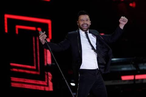 Ricky Martin in Mexico City.
