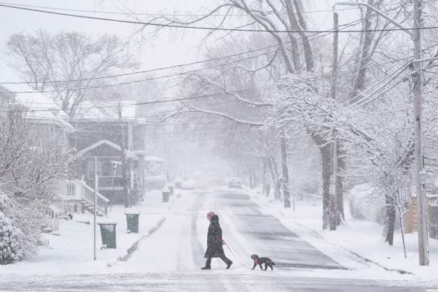 Canada, snowstorm in Halifax