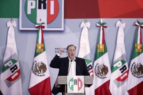 Elections in Mexico 2018: Election campaign with presidential candidate Jose Antonio Meade